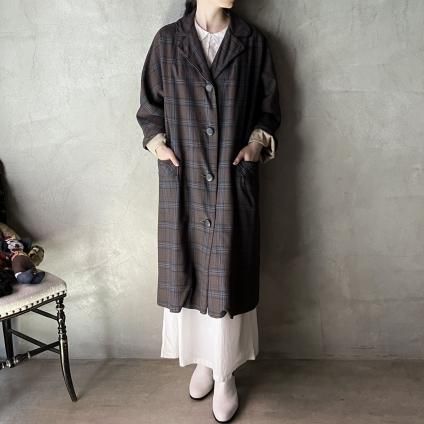 196364's ILGWU Vintage Check Lapel Coatʥơ å ڥ륳 