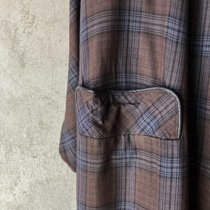 196364's ILGWU Vintage Check Lapel Coatʥơ å ڥ륳 