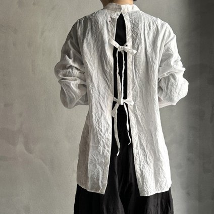 HALLELUJAH 15, Chemise a Rubans arriere（ハレルヤ 後ろリボンブラウス）White