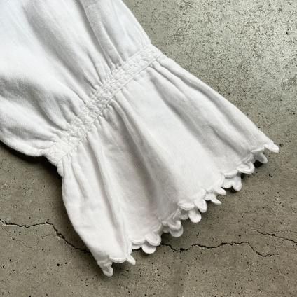 Antique Cotton Frill Blouse(アンティーク コットン フリル ブラウス)- JeJe PIANO ONLINE BOUTIQUE 神戸のアンティーク時計,ジュエリー,ファッション専門店 Antique Cotton Frill Blouse(アンティーク コットン フリル ブラウス)- JeJe PIANO ONLINE BOUTIQUE 神戸のアンティーク時計,ジュエリー,ファッション専門店