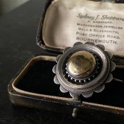 Victorian  Silver Rolled Gold Mourning Brooch ʥȥꥢ С ĥ ⡼˥󥰥֥