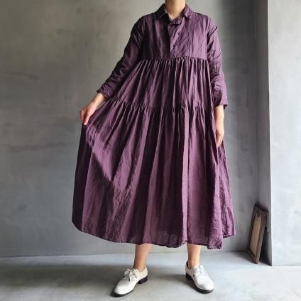 HALLELUJAH 8, Robe Etagee（ハレルヤ ティアード ローブ）Deep Puple