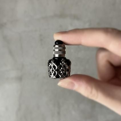 Vintage Metal Glass Perfume Bottleʥ᥿ 饹 ѥե塼ܥȥ