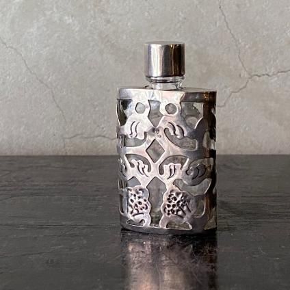 c.1977 Silver Glass Perfume Bottle1977ǯ С 饹 ѥե塼ܥȥ