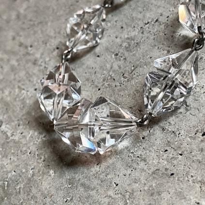 1920's Crystal Glass Necklace（1920年代 クリスタルガラス