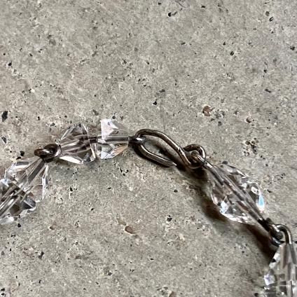 1920's Crystal Glass Necklace（1920年代 クリスタルガラス
