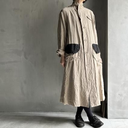 ★rikutai★HALLELUJAH ノマドリネンコート　タグ付き HALLELUJAH 3, Manteau de Nomad（ハレルヤ ノマド コート