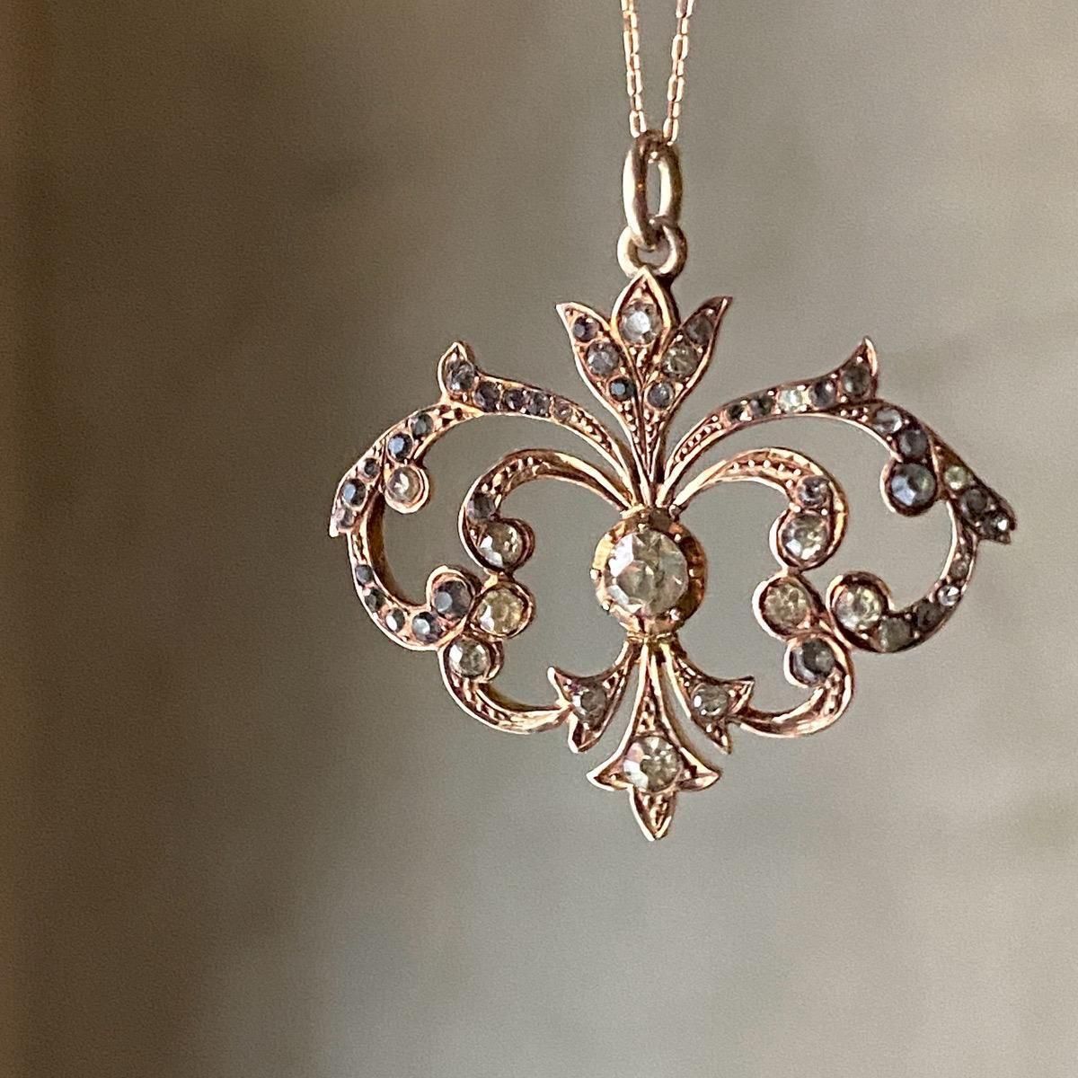 1910's 9KPG Glass Pendant Top1910ǯ 9KPG ̵ 饹 ڥȥȥåס