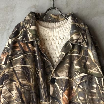 Vintage Handmade Camouflage Pattern Coatʥơ ϥɥᥤ ե  