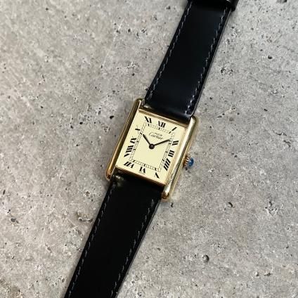 国内老舗ベルトメーカー別注 CARTIER MUST TANK (カルティエ 国内老舗ベルトメーカー別注 CARTIER MUST TANK (カルティエ
