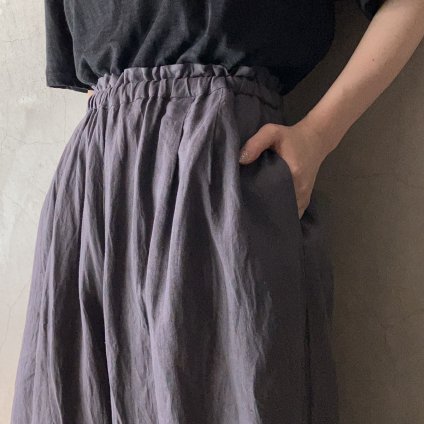【別注】suzuki takayuki gathered pants �（スズキタカユキ ギャザードパンツ�）Twiligth grey