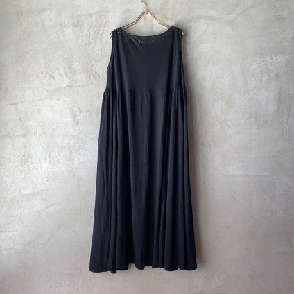 suzuki takayuki linen dress（スズキタカユキ リネンドレス）Black