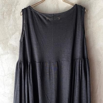 新品 suzuki takayuki linen dressワンピース ブラック suzuki takayuki linen dress black