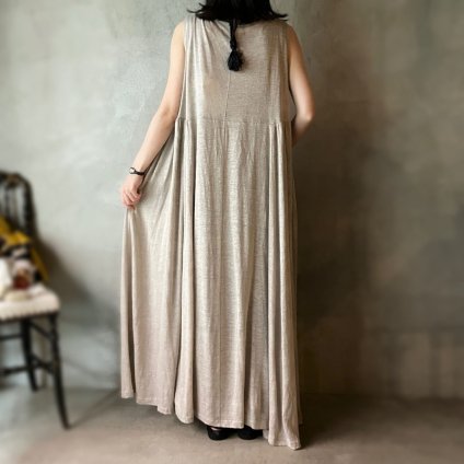 suzuki takayuki linen dress（スズキタカユキ リネンドレス）Beige