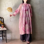 【Coci la elle × suzuki takayuki 花と砂】feather dress（コシラエル × スズキタカユキ フェザードレス）Magnolia
