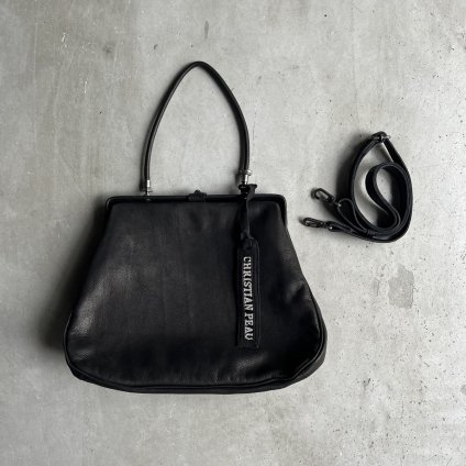 CHRISTIAN PEAU GM HANDBAG 2WAYʥꥹ ݡ ϥɥХå BLACK