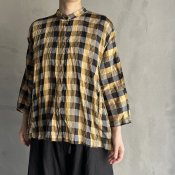 CHRISTIAN PEAU CP LSWG BLOUSE 01（クリスチャン ポー ブラウス）YELLOW GHECK