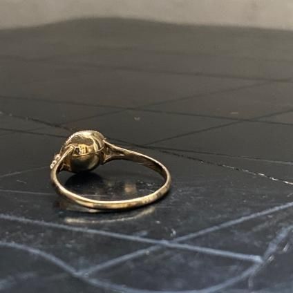 Georgian - Victorian 18KYG Opal Diamond Ring（ジョージアン