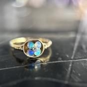 Georgian - Victorian 18KYG Opal Diamond Ringʥ硼 - ȥꥢ ѡ  󥰡