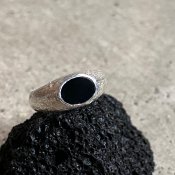 momocreatura Signet Ring ONYX（シグネットリング オニキス シルバー）Small
