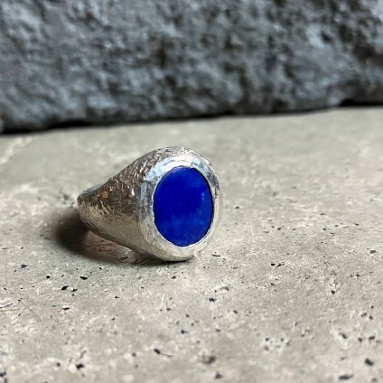 momocreatura  Signet Ring Lapis Lazuli ʥͥåȥ ԥ饺 С