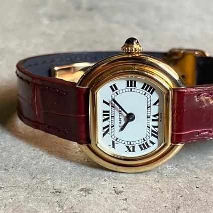 Cartier Ellipseʥƥ ץ18KYG̵ Parisɽ 18KХå