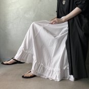 <img class='new_mark_img1' src='https://img.shop-pro.jp/img/new/icons13.gif' style='border:none;display:inline;margin:0px;padding:0px;width:auto;' />France Antique Cotton Hem Lace Skirt（アンティーク コットン ヘムレース スカート）