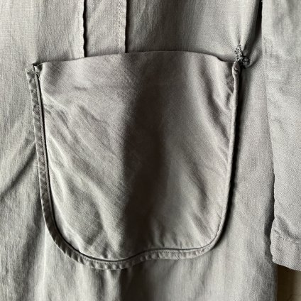 1940～60's France Vintage Cotton Work Coat（ヴィンテージ フランス コットン ワークコート ）後染め-  JeJe PIANO ONLINE BOUTIQUE 神戸のアンティーク時計,ジュエリー,ファッション専門店