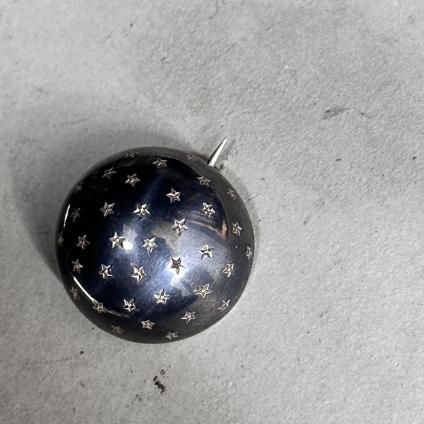 Victorian Silver Niello Dome Broochʥȥꥢ С 󥨥ٹ ɡ෿֥