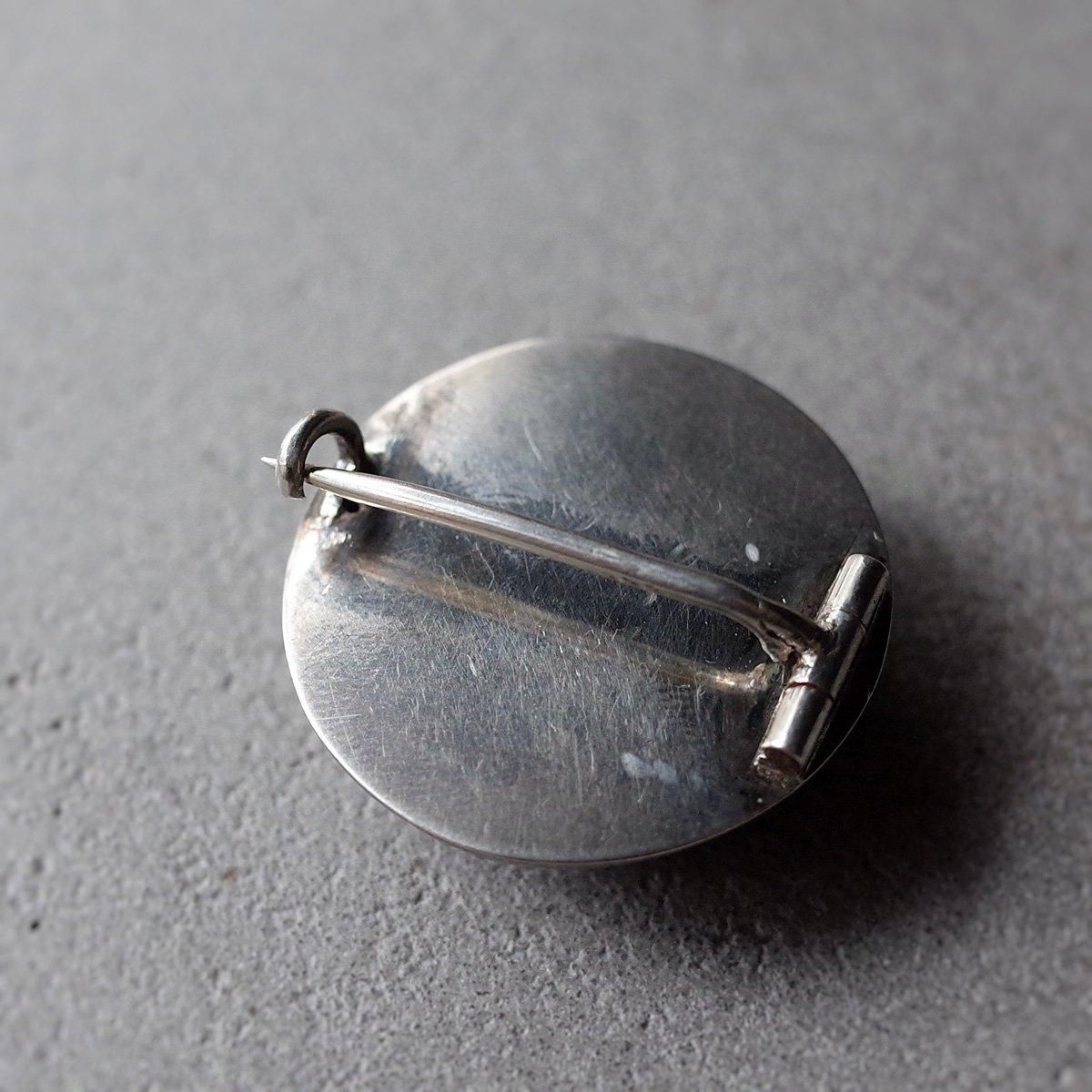Victorian Silver Niello Dome Broochʥȥꥢ С 󥨥ٹ ɡ෿֥