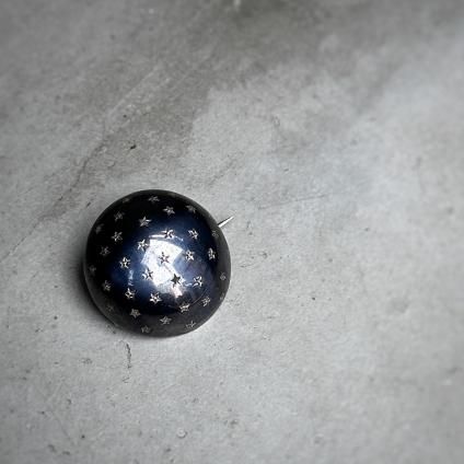 Victorian Silver Niello Dome Broochʥȥꥢ С 󥨥ٹ ɡ෿֥