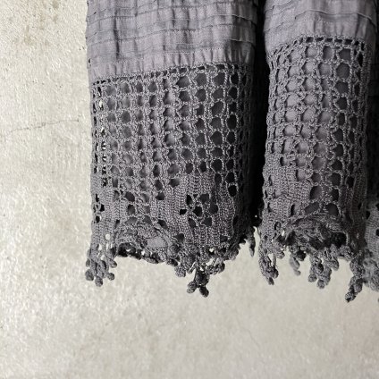 1910's France Antique Cotton Hem Lace Skirtʥƥ åȥ إ졼 ȡ˸