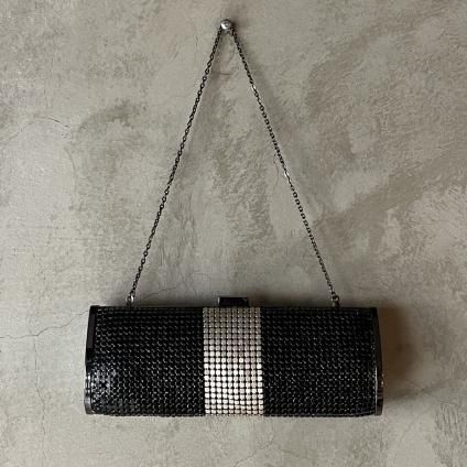 Vintage BlackSilver Mesh Bagʥơ ֥åС åХå