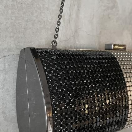 Vintage BlackSilver Mesh Bagʥơ ֥åС åХå