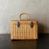 <img class='new_mark_img1' src='https://img.shop-pro.jp/img/new/icons20.gif' style='border:none;display:inline;margin:0px;padding:0px;width:auto;' />【30%OFF】Vintage Rattan Basket Bag（ヴィンテージ 籐 バスケット バッグ）