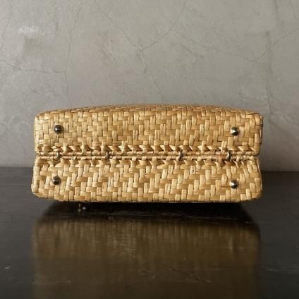 Vintage Italy Rattan Hand Bagʥơ ꥢ  ϥɥХå