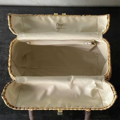 Vintage Italy Rattan Box-Shape Bag(ヴィンテージ イタリア 籐 Vintage Italy Rattan Box-Shape Bag(ヴィンテージ イタリア 籐