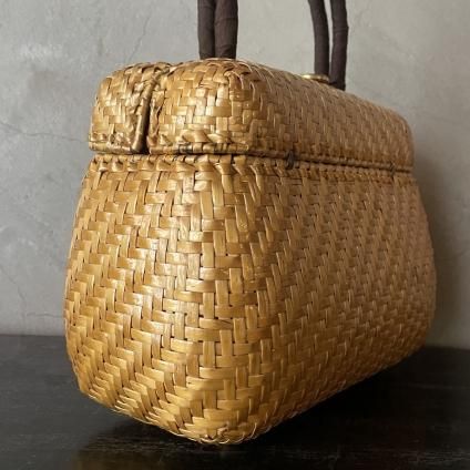 Vintage Italy Rattan Bagʥơ ꥢ   ϥɥХå