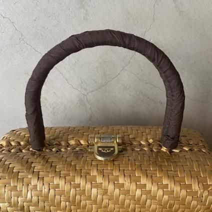 Vintage Italy Rattan Box-Shape Bag(ヴィンテージ イタリア 籐 Vintage Italy Rattan Box-Shape Bag(ヴィンテージ イタリア 籐