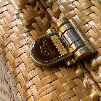 Vintage Italy Rattan Bagʥơ ꥢ   ϥɥХå