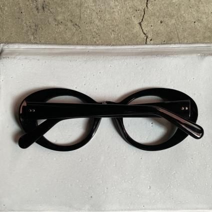 60's FRANCE  Oval Cat Eye FrameʥХ륭åȥ ᥬͥե졼Black