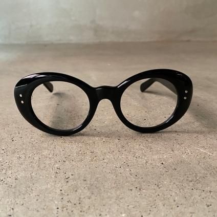 60's FRANCE  Oval Cat Eye FrameʥХ륭åȥ ᥬͥե졼Black