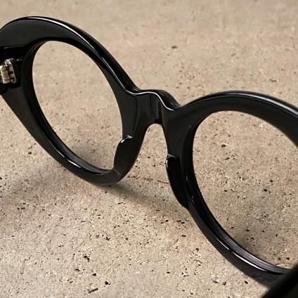 60's FRANCE  Oval Cat Eye FrameʥХ륭åȥ ᥬͥե졼Black