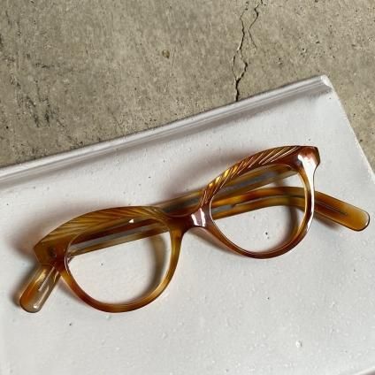 50's FRANCE Fox Frame（フォックス メガネフレーム）Tortoise