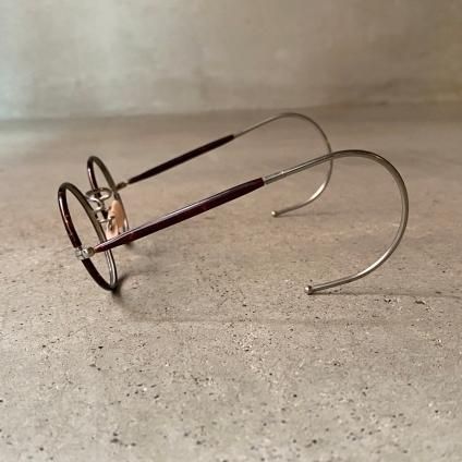 30's FRANCE Tortoise/Metal Round Frameʥ饦 ᥬͥե졼 봬