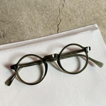 40's FRANCE Panto Frame ѥ ᥬͥե졼Smoky Green 