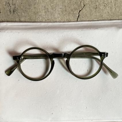 40's FRANCE Panto Frame ѥ ᥬͥե졼Smoky Green 