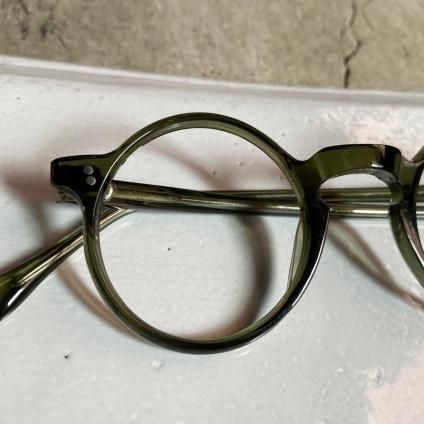 40's FRANCE Panto Frame ѥ ᥬͥե졼Smoky Green 