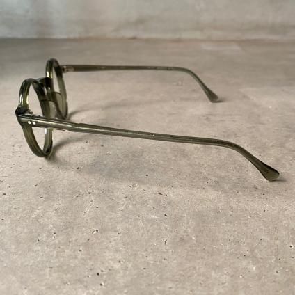 40's FRANCE Panto Frame ѥ ᥬͥե졼Smoky Green 