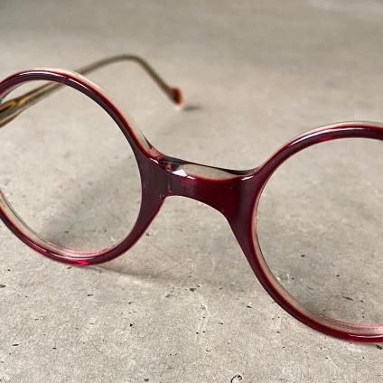 50's FRANCE Round Frame 饦 ᥬͥե졼RedClear